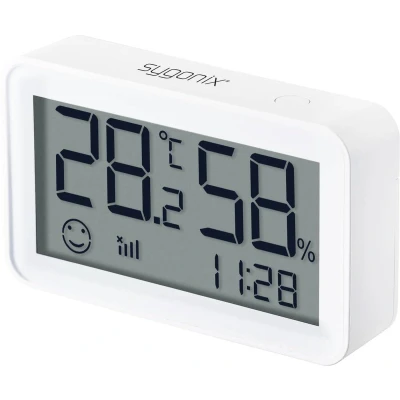 Afbeelding van Sygonix Thermo en hygrometer met app Wit