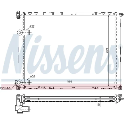 Afbeelding van Nissens Radiateur 63943A