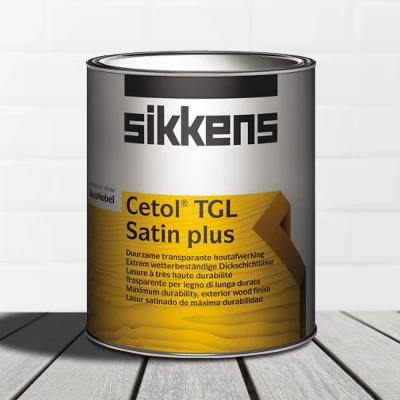 Afbeelding van Sikkens Cetol TGL Satin Plus 2,5 liter Blanke lak &amp; Beits