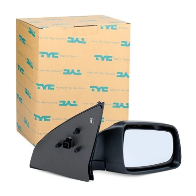 Afbeelding van Buitenspiegel Tyc 325 0015 rechts Met grondlaag Bol vormig, Te verwarmen, voor elek. spiegelverstelling OPEL: Astra G Saloon, CC