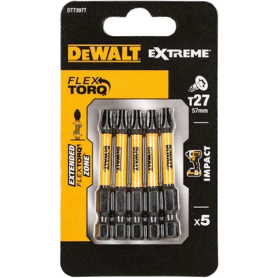 Afbeelding van DEWALT DT7397T QZ IMPACT schroefbit Torsion 50mm Torx T27 (5 st.)