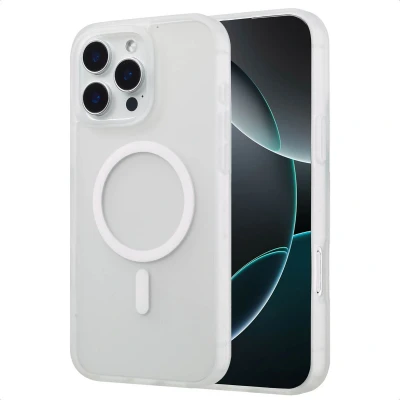 Afbeelding van imoshion Hoesje Geschikt voor iPhone 16 Pro Color Guard Backcover MagSafe Wit