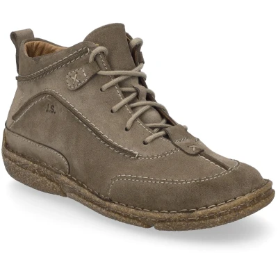 Afbeelding van Josef Seibel Neele Veterboots, Dames, Maat: 35, Taupe Leer