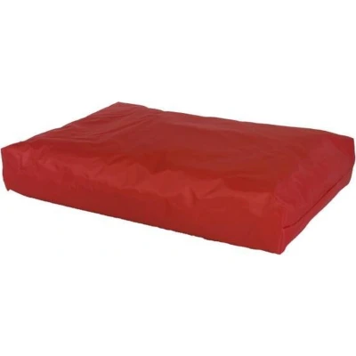 Afbeelding van Hondenkussen nylon rood 120x90x15 cm EPS korrels