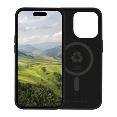 Afbeelding van DBramante1928 Monaco Apple iPhone 15 Pro Max Back Cover met MagSafe Zwart