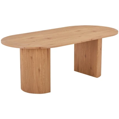 Afbeelding van House Nordic Boavista Eiken Eettafel 210 cm