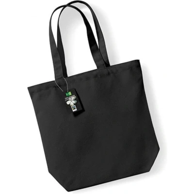 Afbeelding van Fairtrade Cotton Camden Shopper (Zwart)