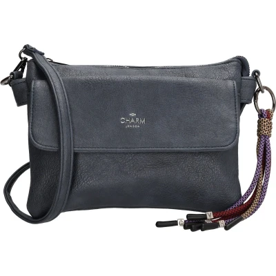 Afbeelding van Charm London Tottenham Schoudertas II navy Damestas