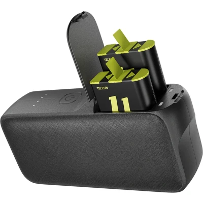 Afbeelding van Telesin Powerbank voor GoPro accu&quot;;s 20W met 10.000 mAh