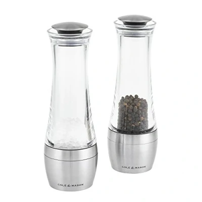 Afbeelding van Cole &amp; Mason Amesbury peper en zoutmolen transp/inox