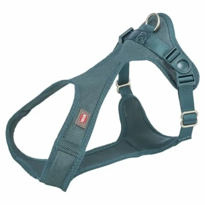 Afbeelding van Trixie Comfort Soft tourtuigje, petrol Maat: S M: 35 60cm/20mm voor honden