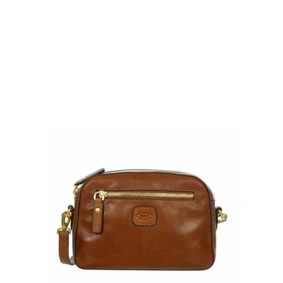 Afbeelding van Bric&#039;s Volterra 21 CM Schoudertas, Dames, Maat: One Size, Tobacco