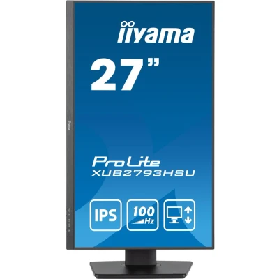 Afbeelding van Iiyama XUB2793HSU B6 LED monitor Energielabel E (A G) 68.6 cm (27 inch) 1920 x 1080 Pixel 16:9 1 ms HDMI, DisplayPort, Hoofdtelefoon (3.5 mm jackplug), USB
