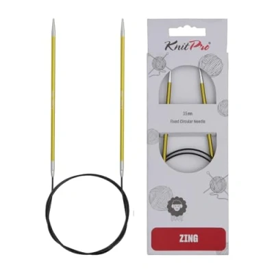 Afbeelding van KnitPro Zing rondbreinaalden 150cm 3.50mm.