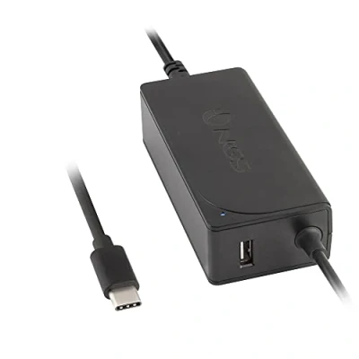 Afbeelding van NGS W 65W TYPE C, Universeel, Binnen, 100 240 V, 50/60 Hz, 5/9/12/15/20 1.7 A Notebook adapter / laptop