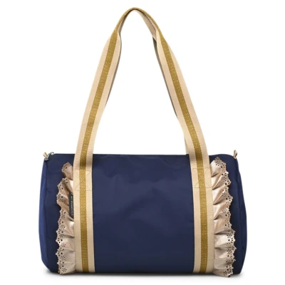 Afbeelding van Caramel &amp; Cie Weekendtas/Duffelbag Flounces Navy
