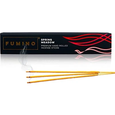 Afbeelding van Fumino® 14 stuks Spring Meadow Fresh wierookstokjes handgemaakt (15 g) Masala Agarbatti Joss geur voor ontspanning en meditatie, woondecoratie