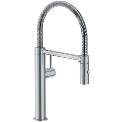 Afbeelding van Franke Pescara Semi Pro L Keukenkraan flexibele uitloop rvs look 115.0472.960