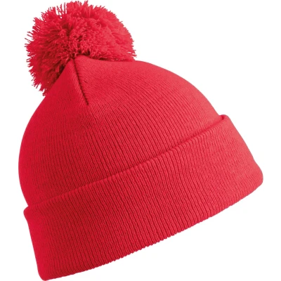 Afbeelding van Result Pomponmuts Beanie RC028X Red