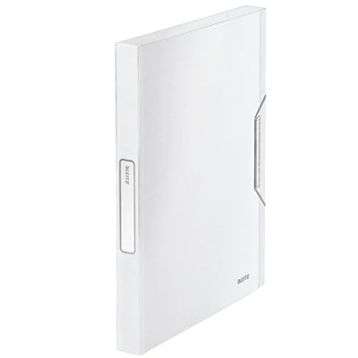 Image de Leitz ablagebox style, din a4, pp, arktik weiá fllhhe 30 mm, fassungsvermgen 250 blatt, gebrstete oberflche, innen silber,