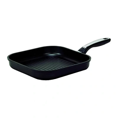 Afbeelding van Krüger Grillpan, Pan + steelpan, Zwart