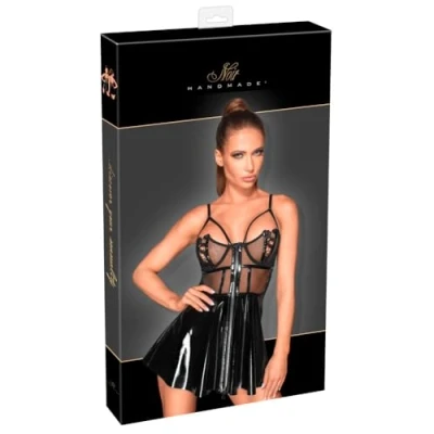 Afbeelding van Vinyl Mini Jurk S