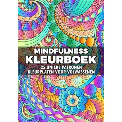 Afbeelding van Mindfulness Kleurboek Kleurplaten voor Volwassenen: 25 Unieke Patronen
