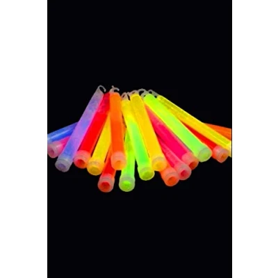 Afbeelding van 25 x 6 inch Glow sticks Mixed Lichtgevende 15 cm 10 mm