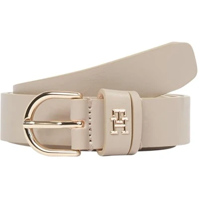 Image de Tommy Hilfiger Ceinture réglable ESSENTIAL EFFORTLESS 2.5 AW0AW16836 pour femme, Beige (canne à sucre), 125, 125