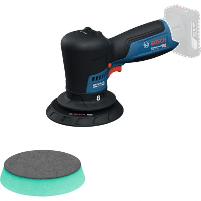 Afbeelding van Bosch Professional GPX 12V 125 06019L4100 Excentrische accu polijstmachine 12 V 1400 7000 omw/min mm