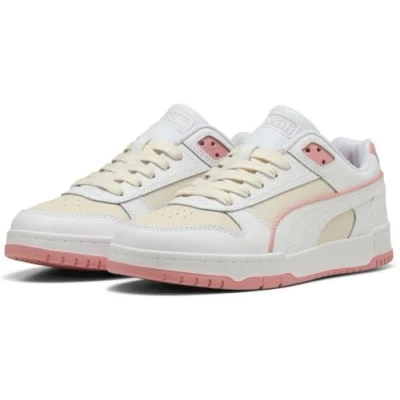 Afbeelding van PUMA Rbd Game Low Sneakers, uniseks, Alpine Snow Wit Roze Fruit