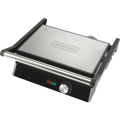 Afbeelding van Contactgrill Paninigrill en Tosti ijzer Anti aanbaklaag Zwevend deksel Grillapparaat RVS BPA vrij