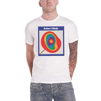 Afbeelding van Kaiser Chiefs Lollipop Heren T shirt XL Wit