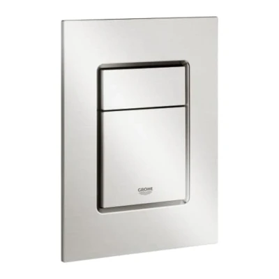 Afbeelding van Grohe Skate Cosmopolitan 2 knops bedieningsplaat Supersteel