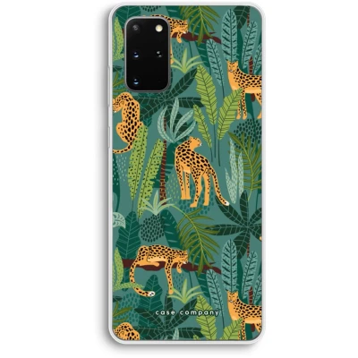 Afbeelding van Case Company® hoesje geschikt voor Samsung Galaxy S20 Plus Luipaard 2 Soft Cover Telefoonhoesje Bescherming aan alle Kanten en Schermrand