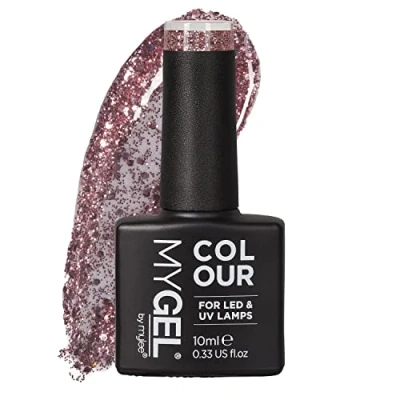 Afbeelding van Mylee Gel Nagellak 10ml [Copper shine] UV/LED Gellak Nail Art Manicure Pedicure, Professioneel &amp; Thuisgebruik [Bold Glitters Range] Langdurig en gemakkelijk aan te brengen
