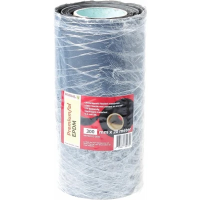 Afbeelding van Berdal Epdm folie zwart uv bestendig 300mm x 0.5 20 meter