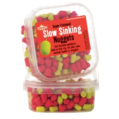 Afbeelding van Dynamite Baits Slow Sinking Nuggets Super Fishmeal Kleur : Yellow &amp; Orange