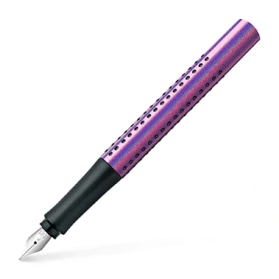 Afbeelding van Faber Castell Fc 140841 Vulpen Grip Glam F Paars