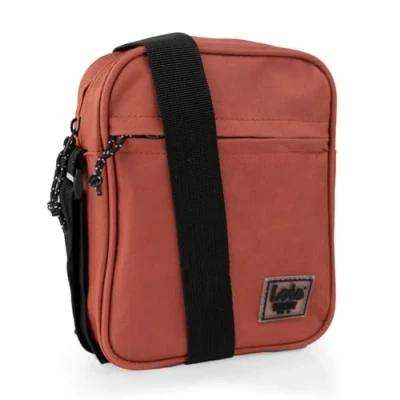 Afbeelding van Lois 314119 Verstelbare schoudertas voor heren, polyester, Baksteenrood