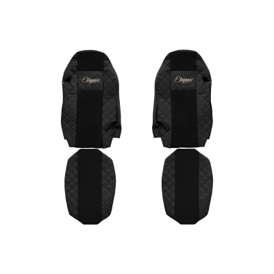 Afbeelding van F CORE Elegance Q FX06 BLACK Stoelhoes Zwart Kunstleer, Textiel