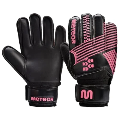 Afbeelding van Meteor Catch 6 Keepershandschoenen zwart/roze