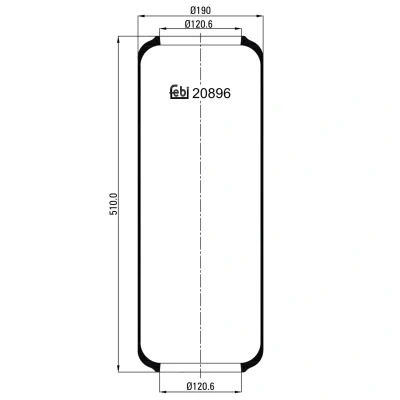 Afbeelding van Febi Bilstein Veerbalg 20896
