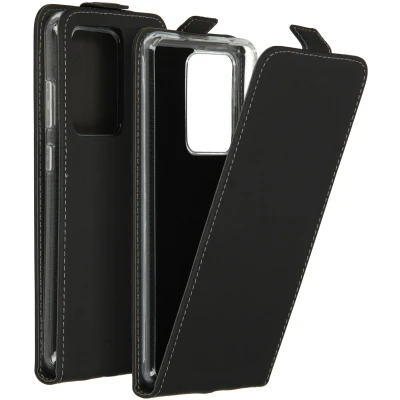 Afbeelding van Accezz Hoesje Geschikt voor Samsung Galaxy S20 Ultra Met Pasjeshouder Flipcase Zwart