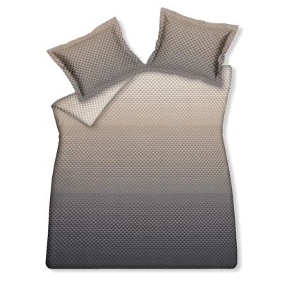 Afbeelding van Vandyck Dekbedovertrek Diamonds Offblack 200x200 Zwart