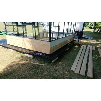 Afbeelding van Fundering Qube 66 zwart gecoat Royal Well