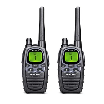 Image de Midland G 7 PRO Portable radio 2 bandes PMR/LPD 446 MHz (pack de 2)