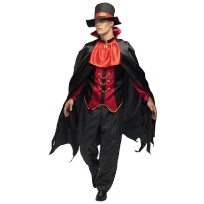 Afbeelding van Boland Kostuum Vampire Master (S) Volwassenen Vampier Halloween Horror