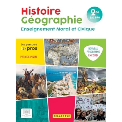 Afbeelding van HISTOIRE GEOGRAPHIE EMC 2E BAC PRO
