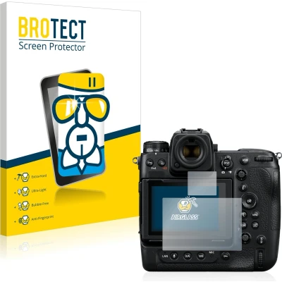 Afbeelding van BROTECT Screenprotector voor Nikon Z 9 (Display + Schouderdisplay) Folie Beschermfolie Beschermglas transparant